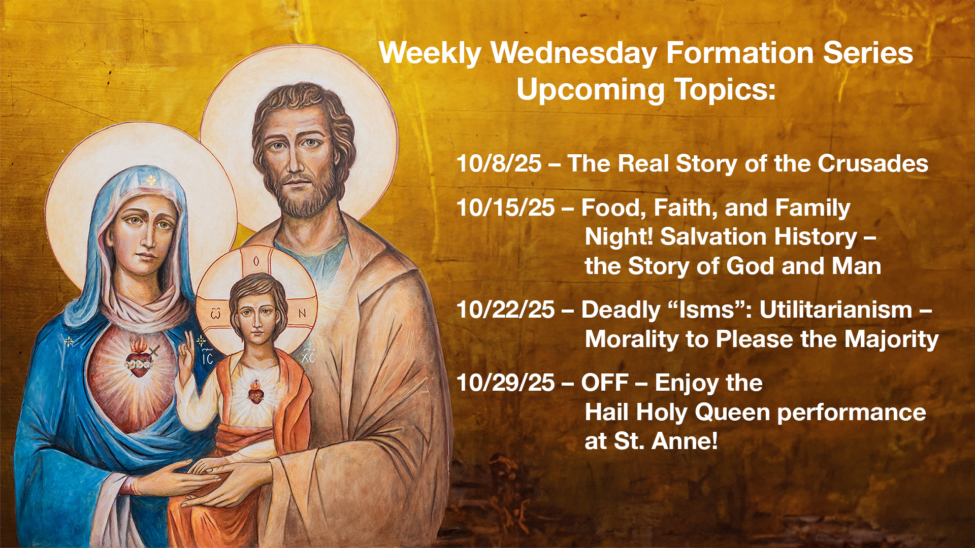 Upcoming Topics