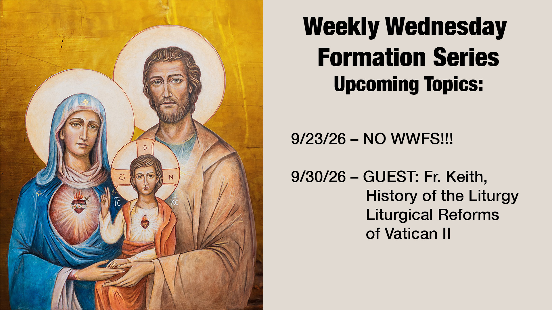 Upcoming Topics